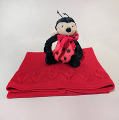 Ladybug - Cradle wool blanket cod 5922